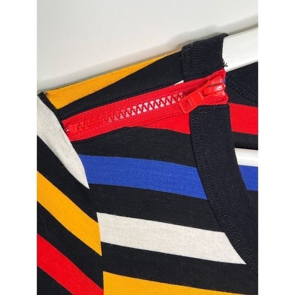 Veronica Beard Jeans Rush Striped Crewneck Tee Size XS - Picture 6 of 9